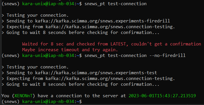 test connection